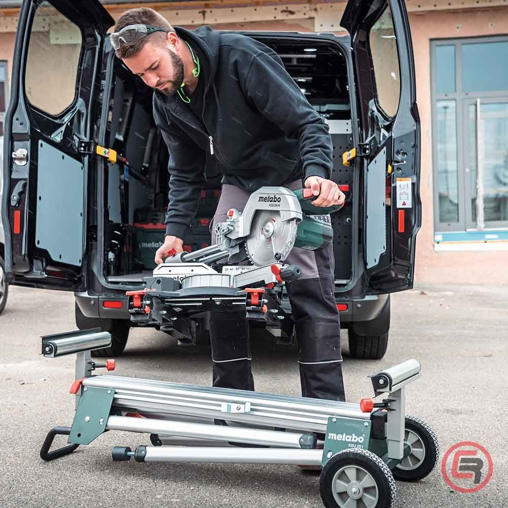 Metabo Pila Kružna KGS 254 M Za Kutno Rezanje Potezna 254 mm / 1,8 kW Sa Dva Lista Pile – 613254900 slika 7