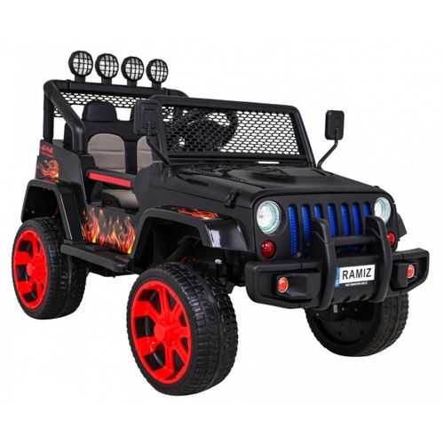 Auto na akumulator  NEW Raptor DRIFTER 4 x 4 - crni/plamen slika 10