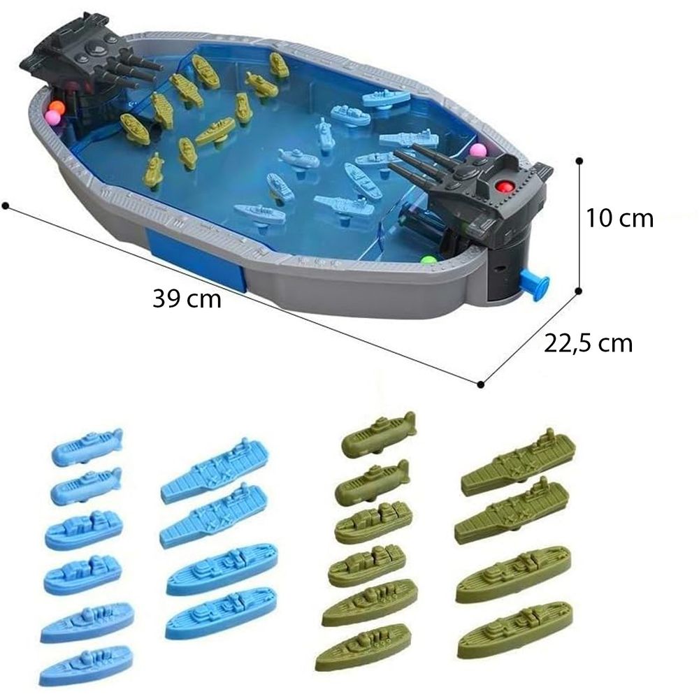 Woopie arkadna igra "pomorska bitka" brodovi 3D bacač loptica slika 7