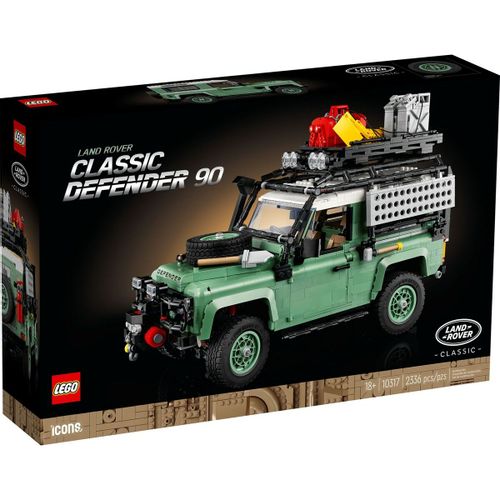 Lego Classic Defender 90 Land Rover 10317 - 2336 Dijelova - Crna slika 1