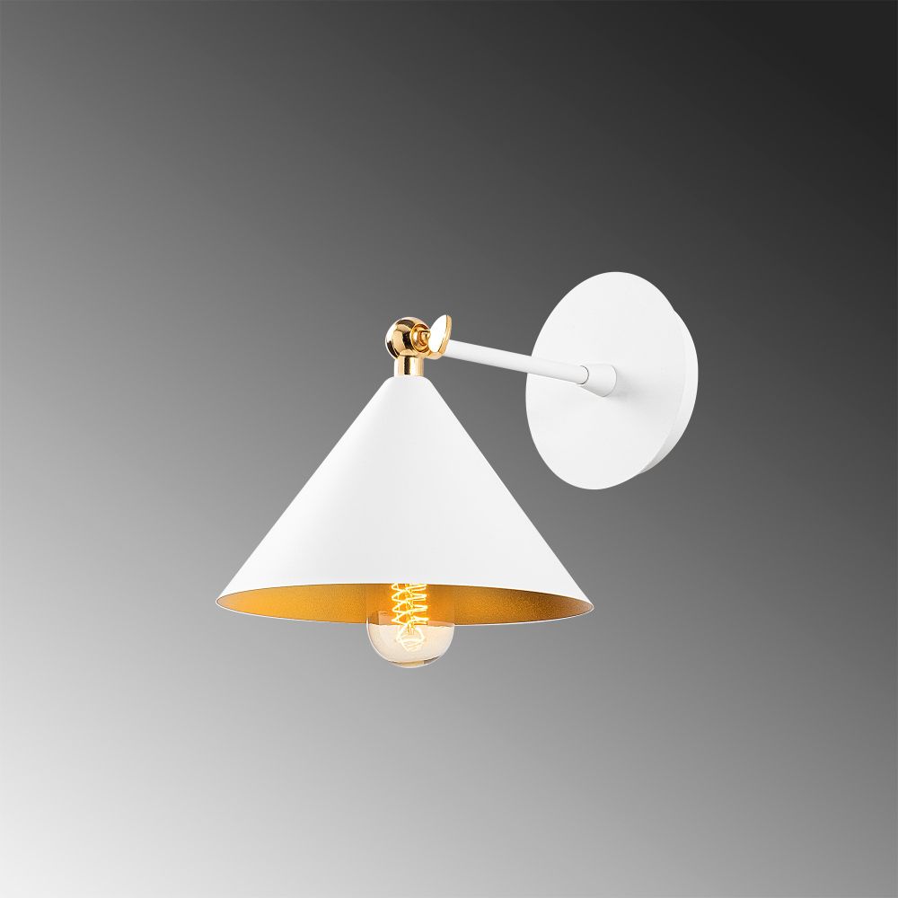Berceste - 185WHITE-A Bijela Zidna Lampa slika 4