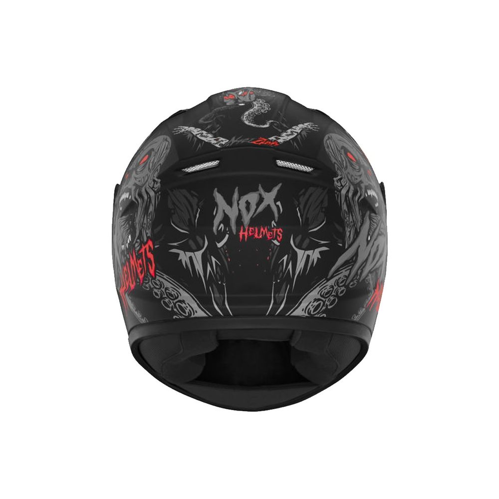 Dječija zatvorena - full face kaciga za motor NOX N731 Zumbi - CC vel.YM slika 2