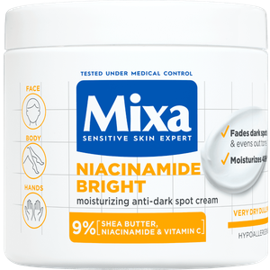 Mixa Niacinamid Bright hidratantna krema protiv tamnih fleka 400ml