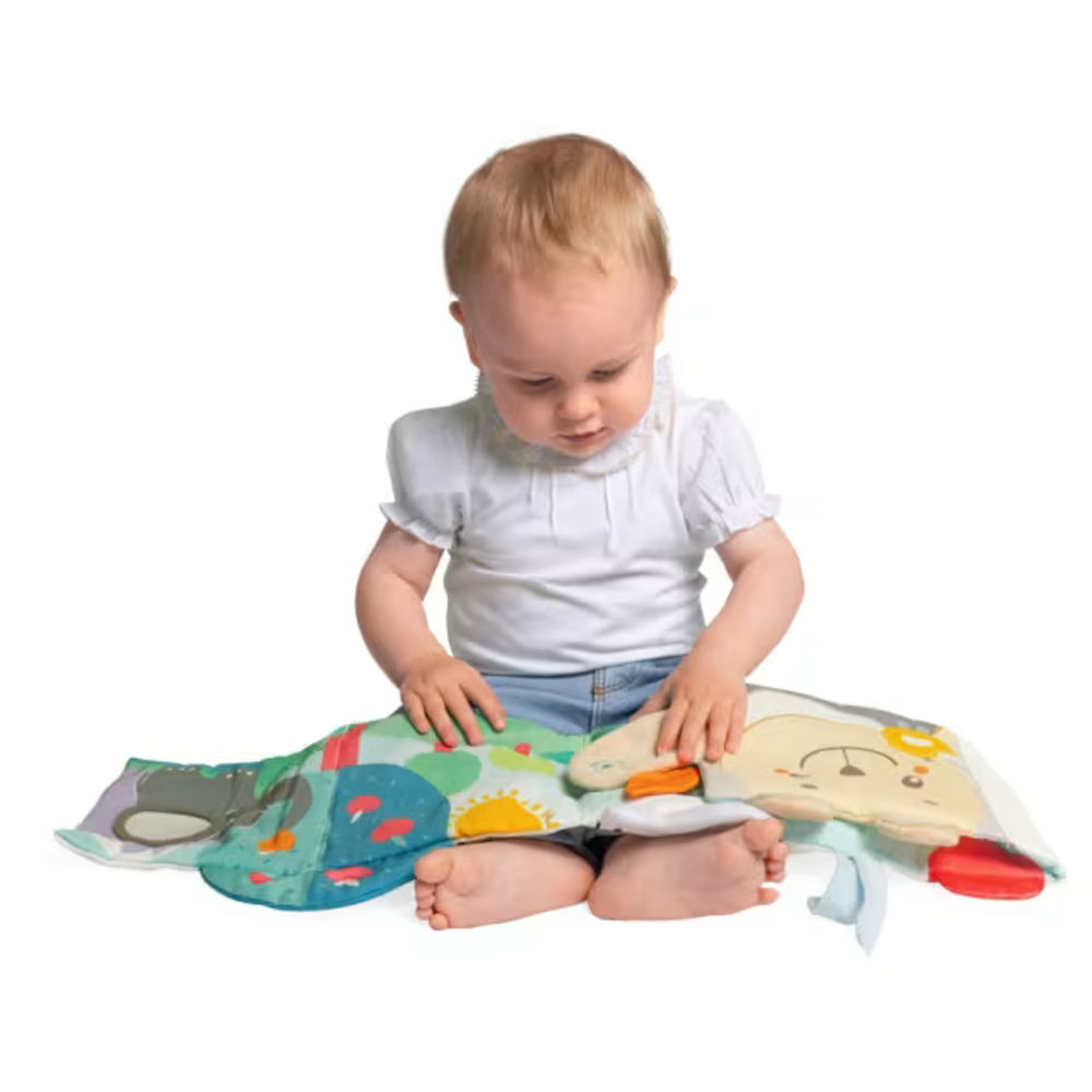 Chicco Edukativna platnena knjiga za bebe My Sweet DouDou slika 4