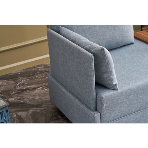 Atelier Del Sofa Sofa, Plava, Fly Left - Light Blue slika 3