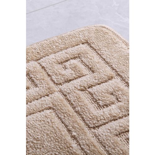 Ethnic - Beige Beige Bathmat Set (2 Pieces) slika 2