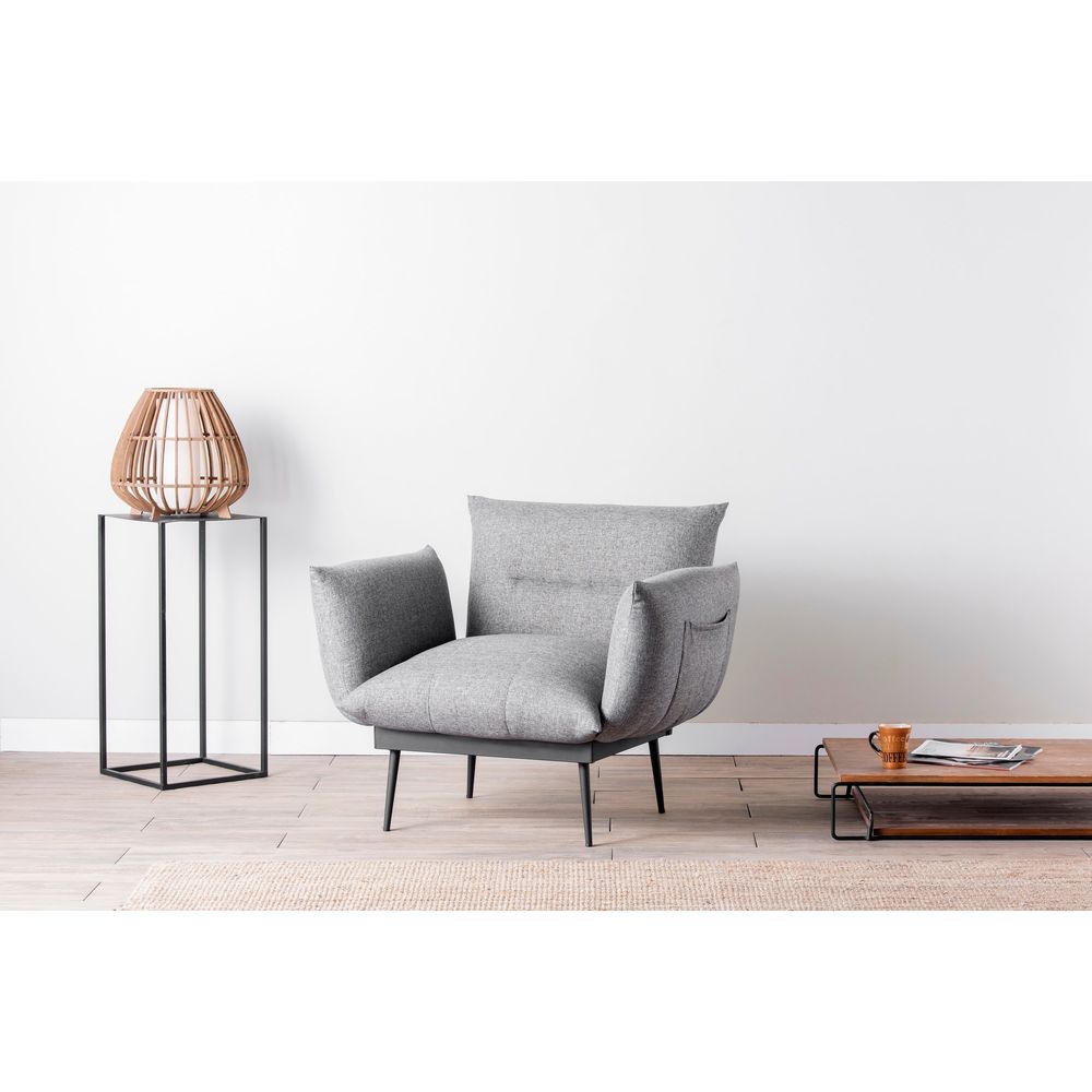 Jax Solo - Sivi GR110 Wing Chair slika 1