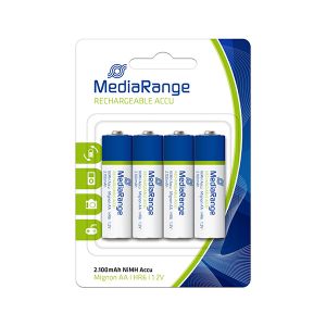 MediaRange AA(HR6)1,2V punjive NI-Mh 2100mAh 4kom, MRBAT121