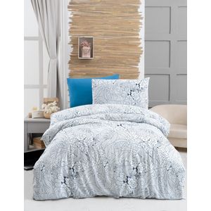 Royal White
Blue Ranforce Single Quilt Cover Set