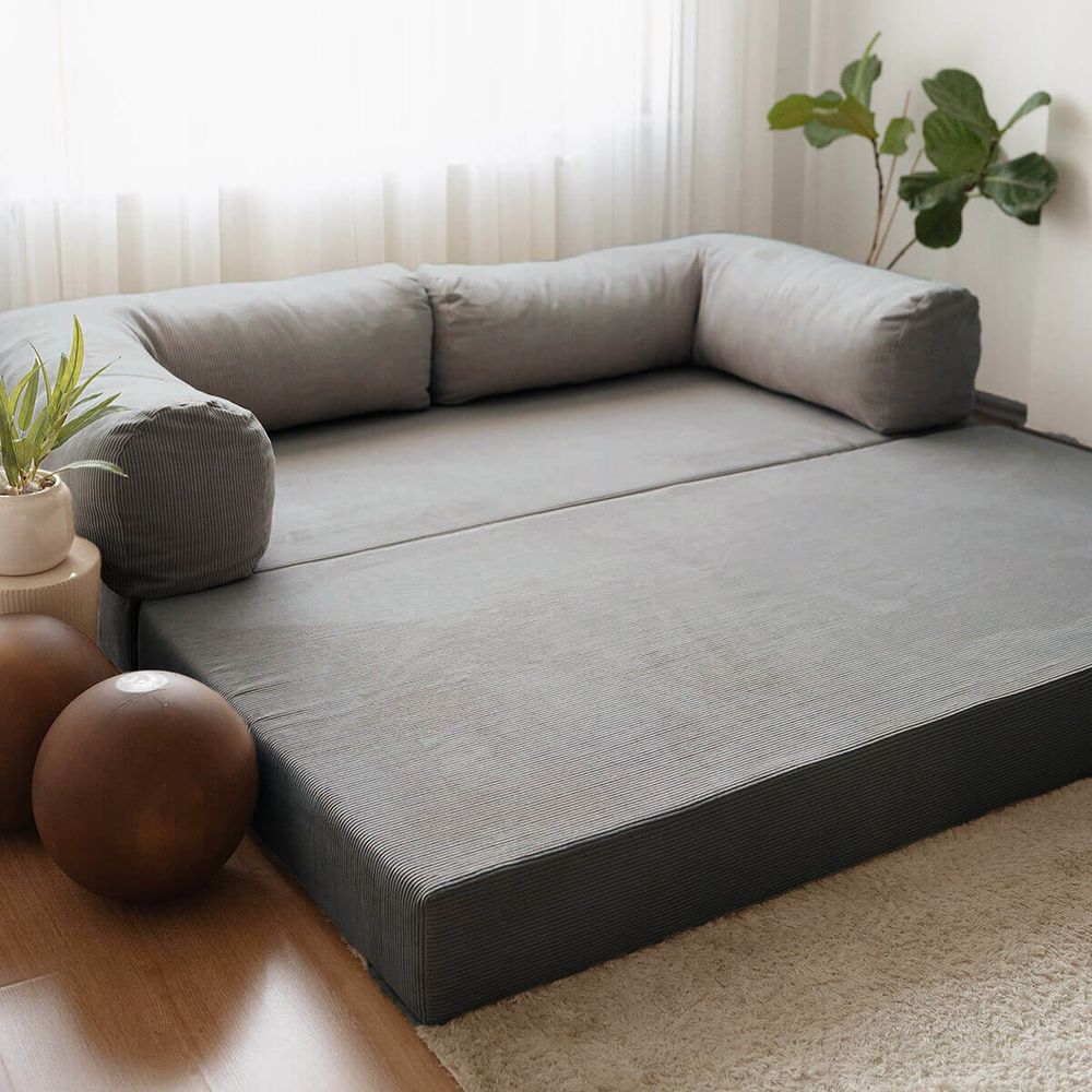 Sofa na razvlačenje za 3 osobe Nook - boja antracit slika 2