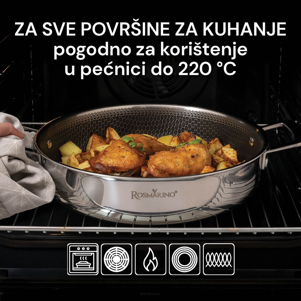 Rosmarino tava za palačinke HexaPRO - 28 cm slika 11