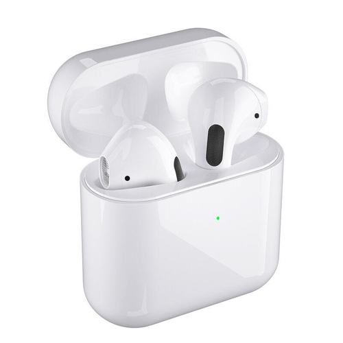 Bluetooth slusalice Airpods Inpods 900 metalik bele HQ slika 1