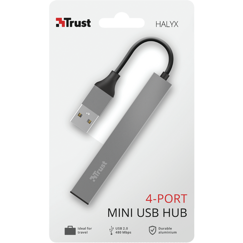 Trust USB hub 4-port mini Halyx (23786) slika 6