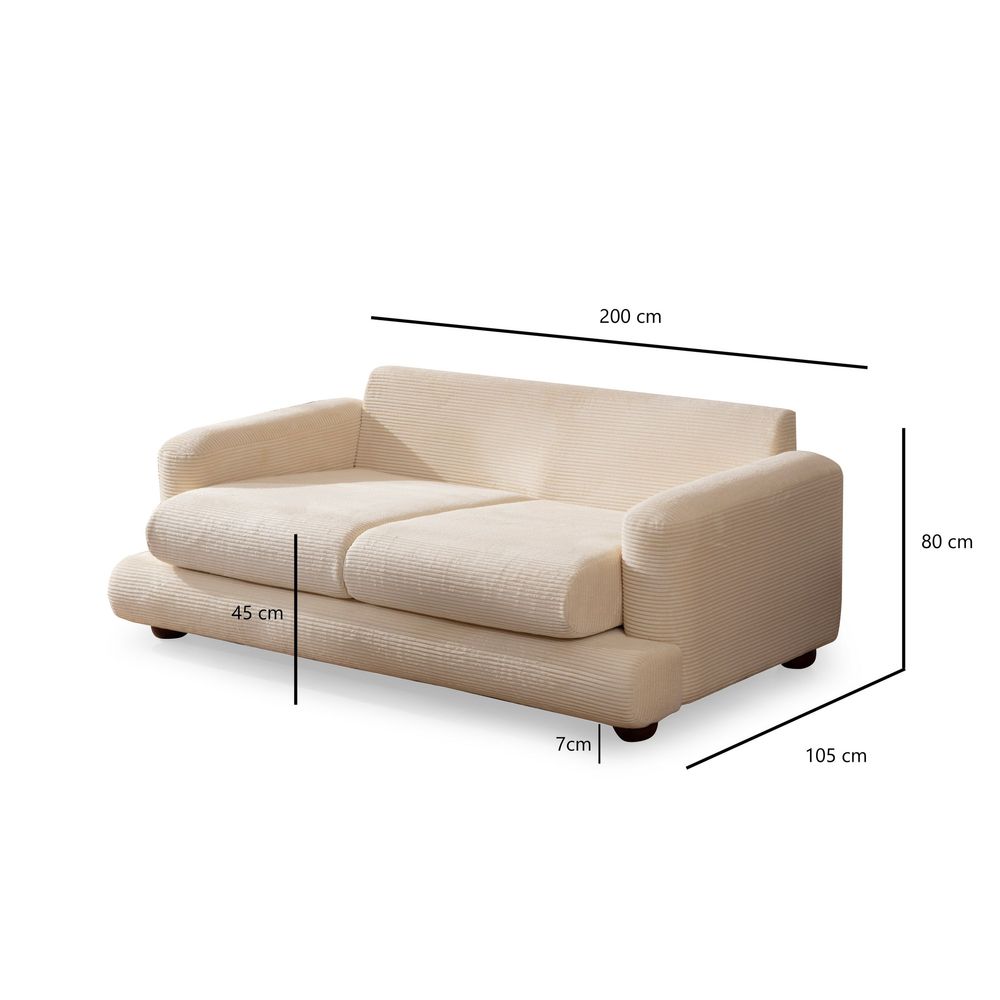 River - Bež Sofa za Dva slika 7