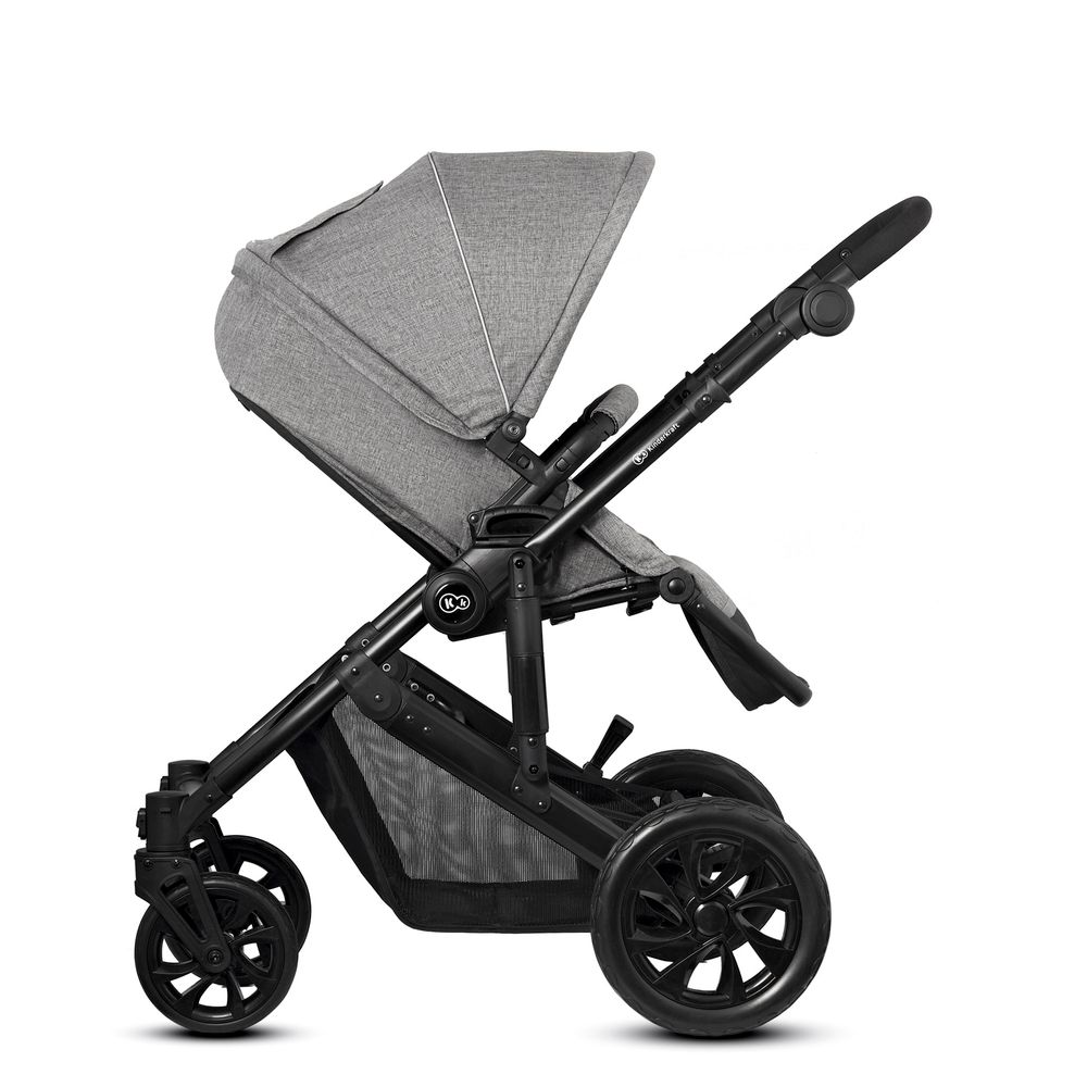 Kinderkraft kolica Prime Lite 3u1, siva slika 9