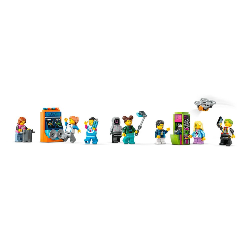 LEGO 60421 Rollercoaster park Robotski svijet slika 3