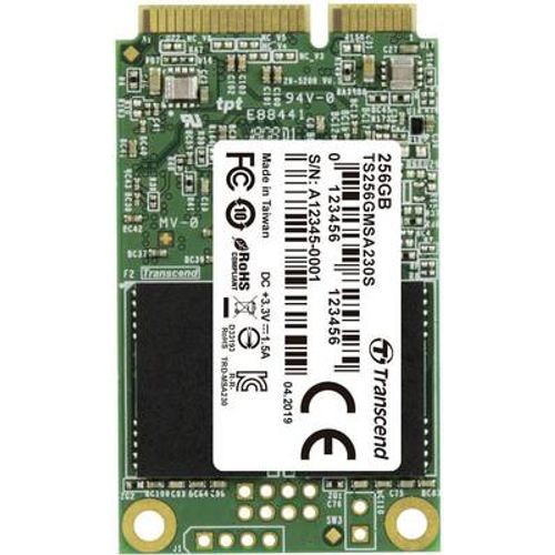 Transcend TS256GMSA230S mSATA 256GB, SATA III, 3D NAND, TLC, 230S Series slika 2