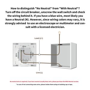 AQARA Pametni Zigbee zidni prekidač s relejom H1 EU, pojedinačni, bez nulte žice