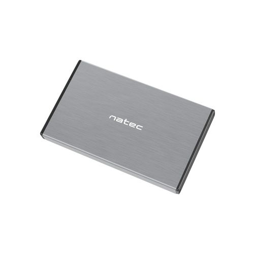 Natec NKZ-1281 RHINO GO, HDD/SSD External Enclosure 2.5",  SATA III, USB3.0, Aluminium, Grey slika 3