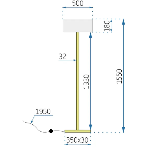 TOOLIGHT Podna svjetiljka App966-3F slika 11