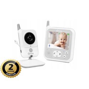 Lionelo dječji video monitor BabyLine 7.1, senzor temp, 8 uspavanki, do 260m