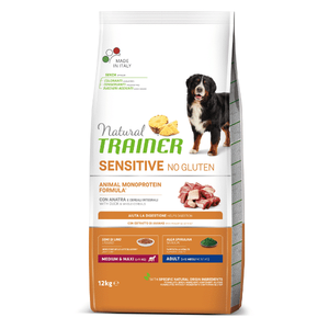 Trainer Natural Medium/Maxi Adult Sensitive No Gluten Pačetina 12 kg