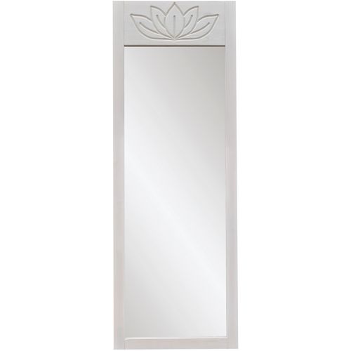 Woody Fashion Ogledalo, Lotus - White slika 2