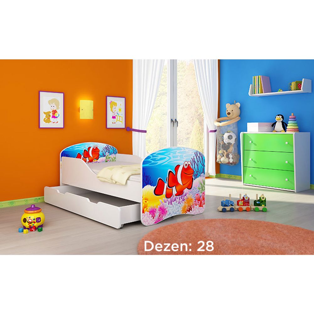 ACMA Dječiji krevet Acma I sa ladicom - 180x80cm - Dezen 28 slika 2
