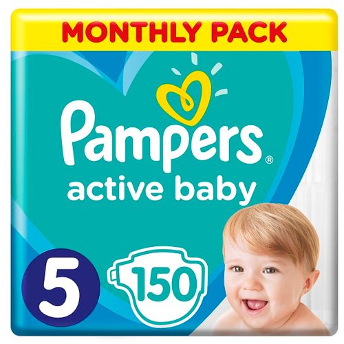 Pampers Active baby - mesečno pakovanje pelena XXL slika 5