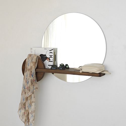 Points - Walnut Walnut Mirror slika 1