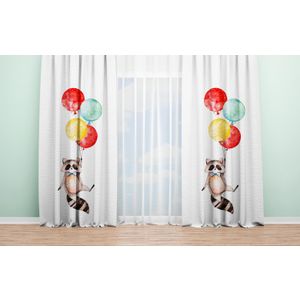 Zavjesa 140x240 Raccoon Balloons