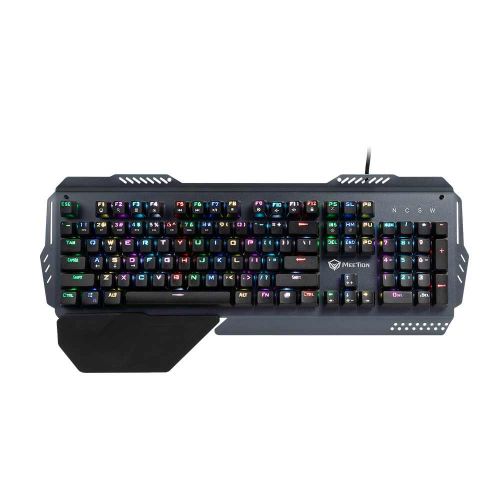 MEETION MK20 MEHANIČKA METALNA RGB Tastatura, SIVA slika 1