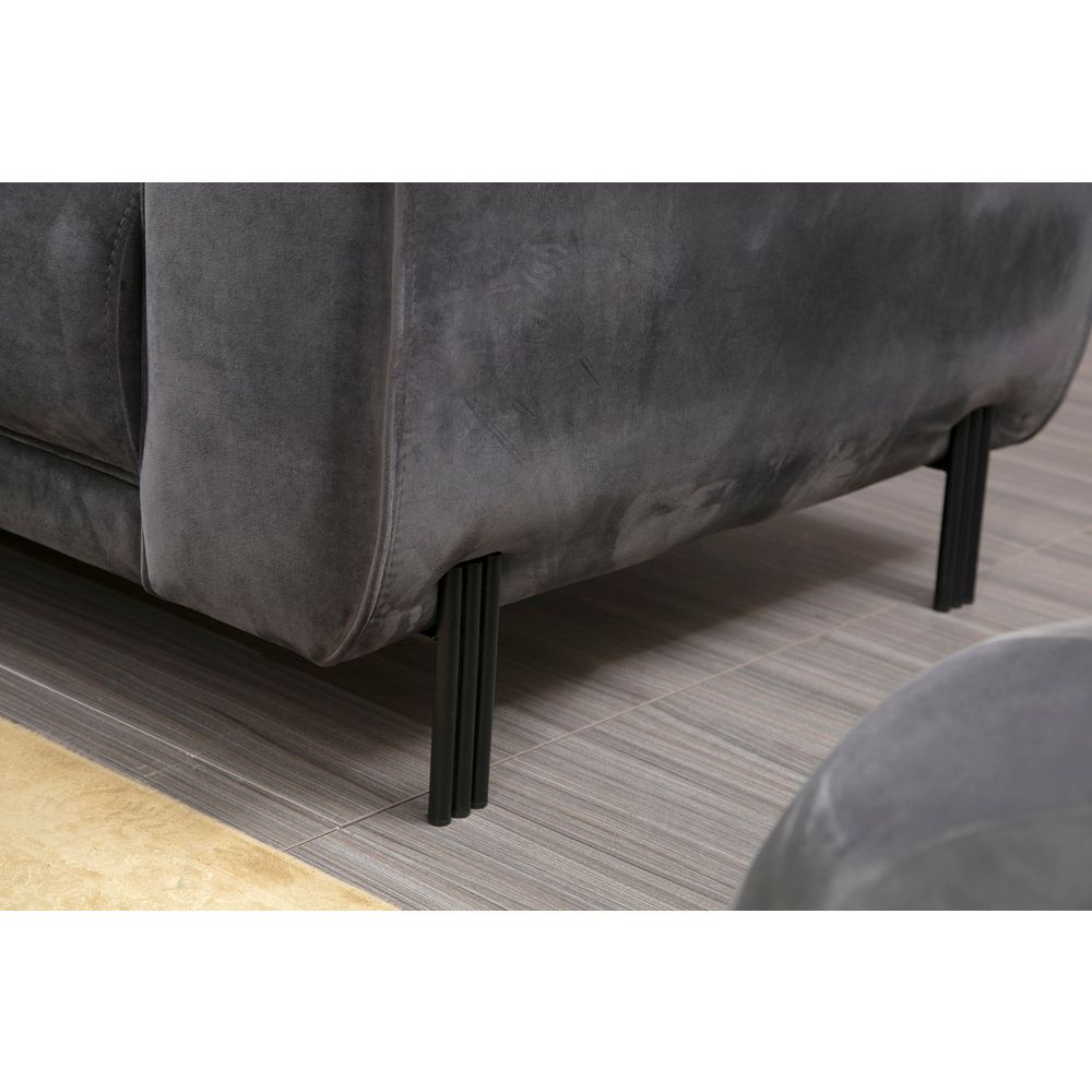 Sofa na razvlačenje - Lijevi kutak (Chl-3R) u antracit boji slika 5