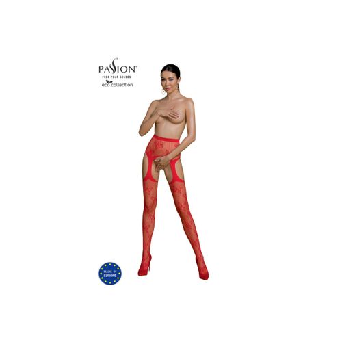 PASSION - ECO COLLECTION BODYSTOCKING ECO S001 RED slika 1