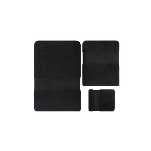 L'essential Maison Chicago Set - Anthracite Anthracite Towel Set (3 Pieces) slika 3