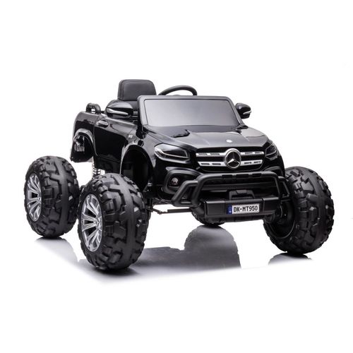 Licencirani auto na akumulator  Mercedes DK-MT950 4x4 - crni/lakirani slika 1