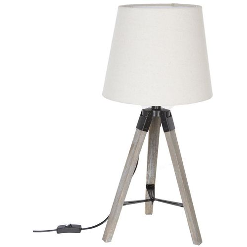 Atmosphera lampa 26x58cm poliester/abs/metal slonova kost slika 1