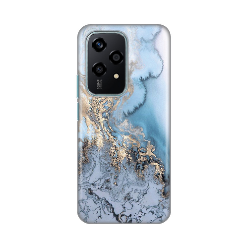 Torbica Silikonska Print za Honor 200 Lite Blue Gold Marble slika 1