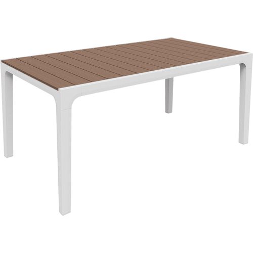 Keter Harmony stol, bijela- svjetlo smeđa boja slika 1