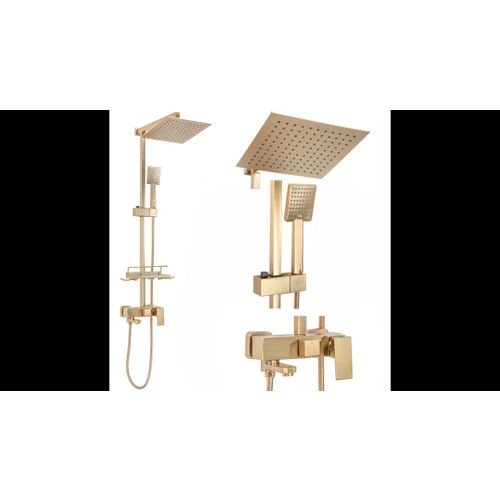 TUŠ SET REA JACK BRUSHED GOLD slika 1