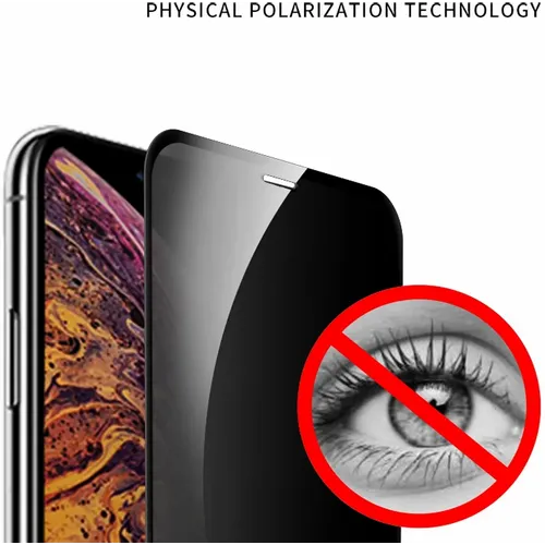 X-ONE Full Cover Extra Strong Privacy kaljeno staklo - za iPhone 15 Pro (puno ljepilo) crno slika 4
