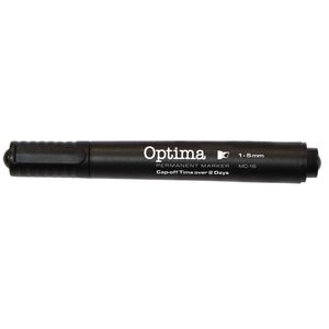 Marker permanentni OPTIMA MC16 1-5mm kosi vrh crni, pakiranje 12/1