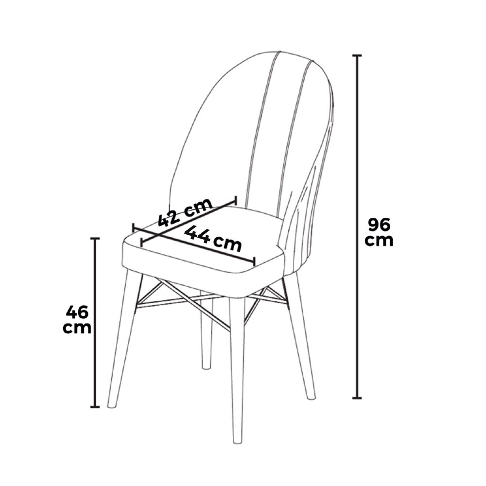 Ritim - Set stolica Cappuccino (4 komada) slika 4
