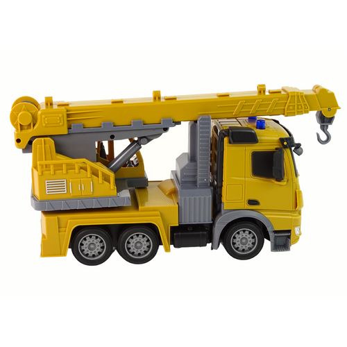 Kamion s dizalicom na daljinsko upravljanje Crane Construction 2.4G R/C 1:12 - žuti slika 3