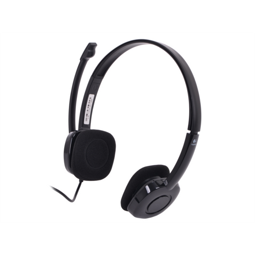 Logitech H151 stereo slušalice s mikrofonom - crne slika 1