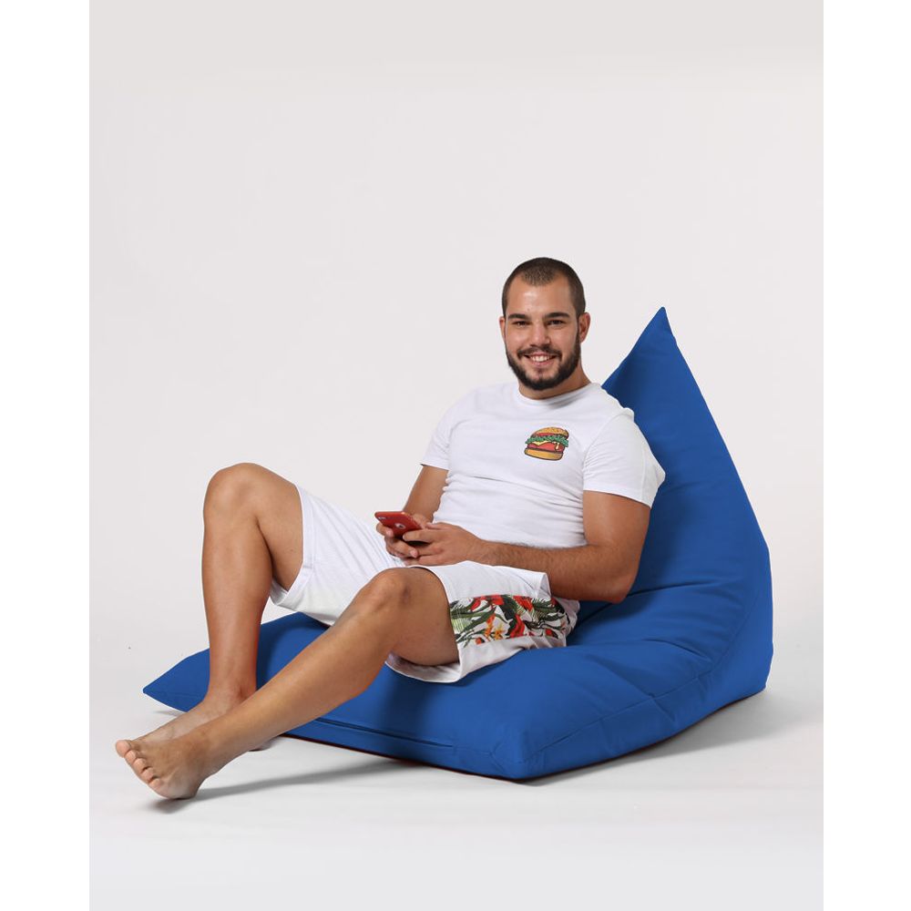 Piramida Veliki Krevet Pouf - Plavi Vrt Bean Bag slika 14