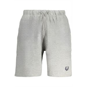 GIAN MARCO VENTURI MEN'S GRAY SHORT PANTS