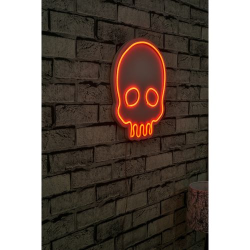 Wallity Ukrasna plastična LED rasvjeta, Skull - Red slika 1