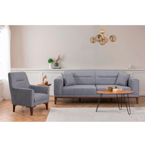 LİONES-TKM1-1008 Grey Sofa-Bed Set slika 1