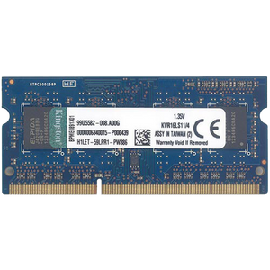 Memorija KINGSTON KVR16LS11 4 4GB SODIMM DDR3 1600MHz crna